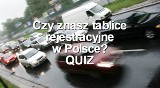 Polskie tablice rejestracyjne. Odgadniesz, z jakiego są miasta? QUIZ