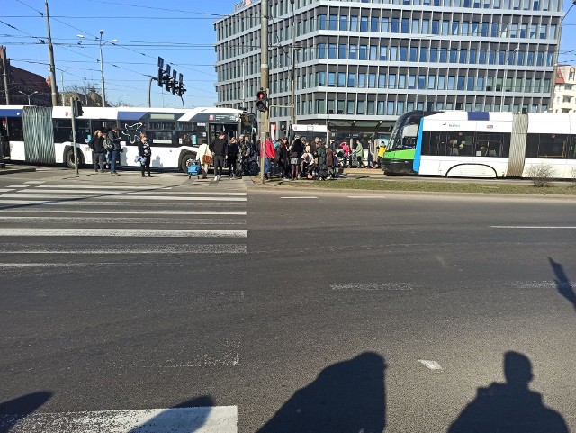 Potrącenie pieszego przy Bramie Portowej