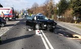 Wypadek w Uszwi, droga krajowa nr 75 Brzesko-Nowy Sącz jest zablokowana, ranna kobieta i 10-miesięczne dziecko