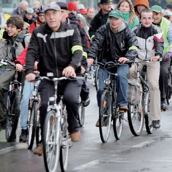 Wielka Parada Rowerowa 13 października 2007.