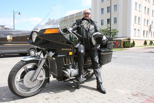 W tym roku na rajd wybieram się moją Hondą Goldwing z 1978 roku – mówi Mirosław Socha, współorganizator V Międzynarodowego Rajdu Pogoni (Fot. B. Skok)