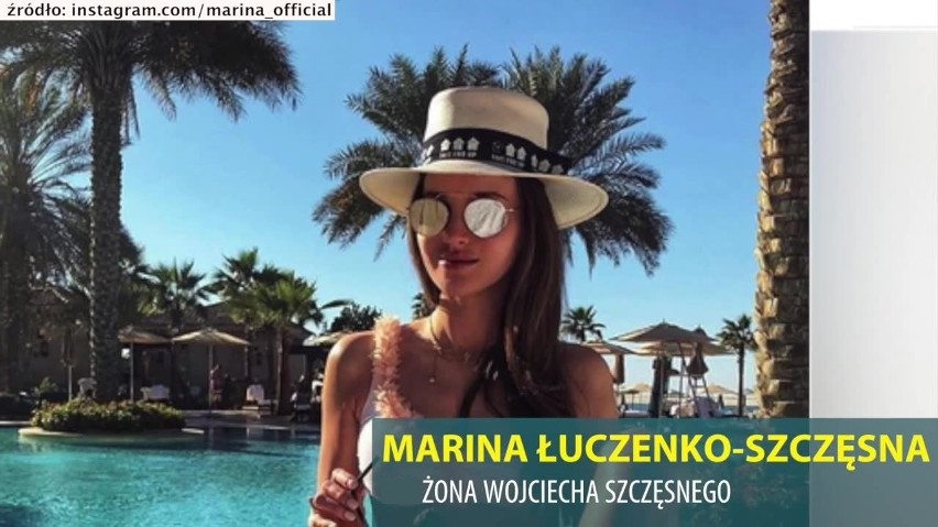 Marina Łuczenko-Szczęsna - żona Wojciecha Szczęsnego