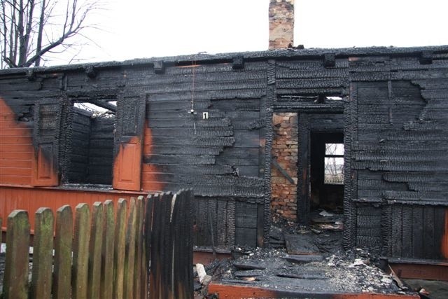 Mężczyzna spłonął we własnym domu