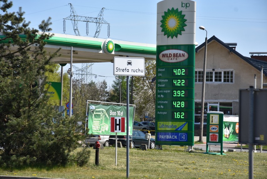 Ceny paliw na stacjach benzynowych w województwie śląskim....