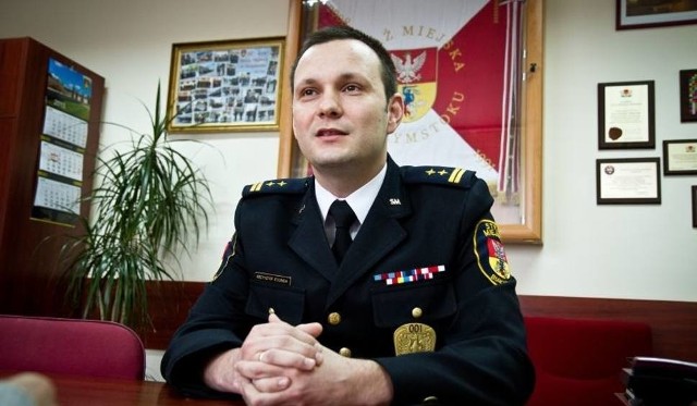 Krzysztof Kolenda, komendant Straży Miejskiej w Białymstoku.