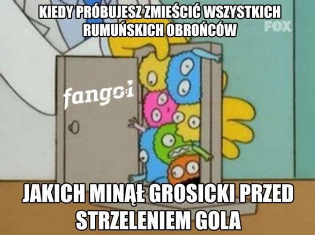 Zobacz najciekawsze memy po meczu Rumunia - Polska.