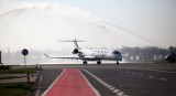 Inauguracja połączenia lotniczego z Łodzi do Monachium [ZDJĘCIA]