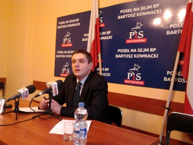 Bartosz Kownacki, poseł PiS.