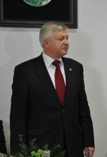 Burmistrz Hajnówki Jerzy Sirak