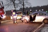 Kadzidło: pijany kierowca mazdy uderzył w radiowóz [ZDJĘCIA]