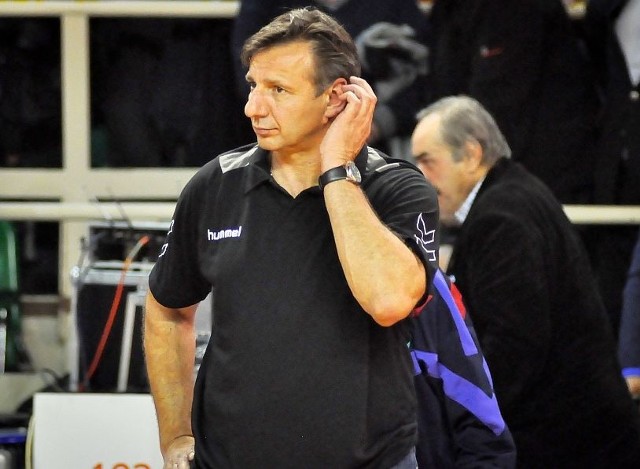 Janusz Bułkowski, trener Stali Nysa.