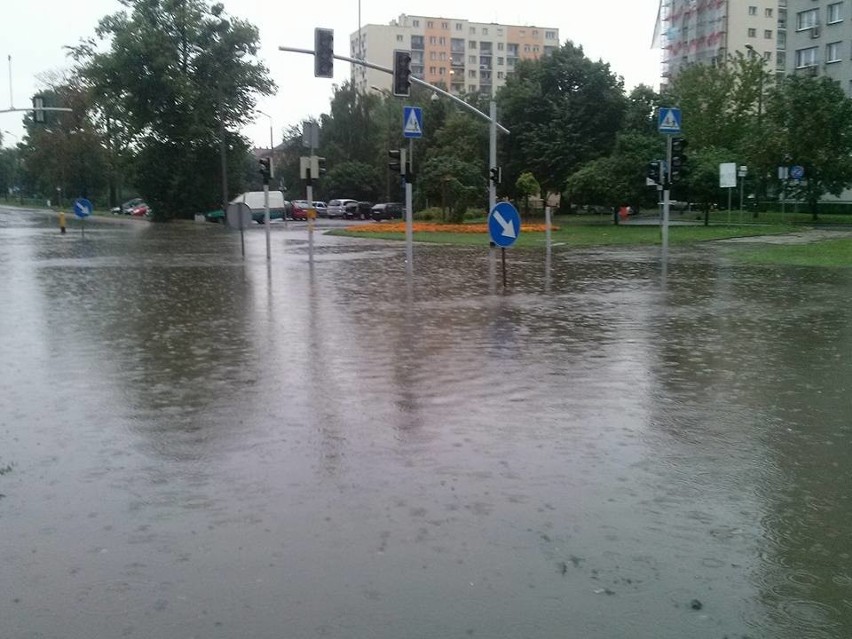 Zalane Gliwice na zdjęciach internautów