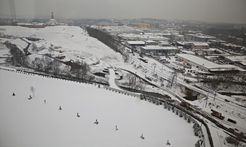 Tatry osypane śniegiem w Krakowie? Brakuje tylko wyciągu