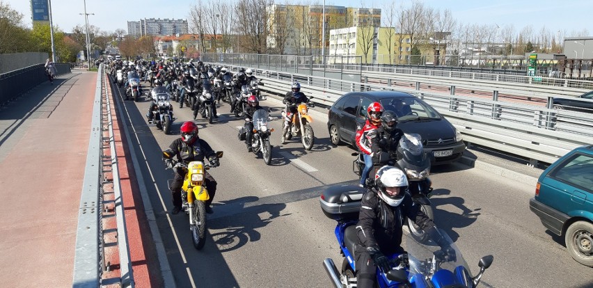 W niedzielę, 14 kwietnia, słupscy motocykliści...