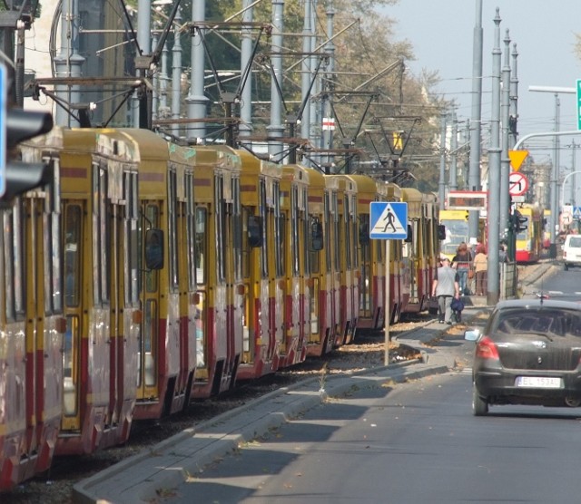 Podróżowanie tramwajami po Łodzi wymaga sporo samozaparcia...