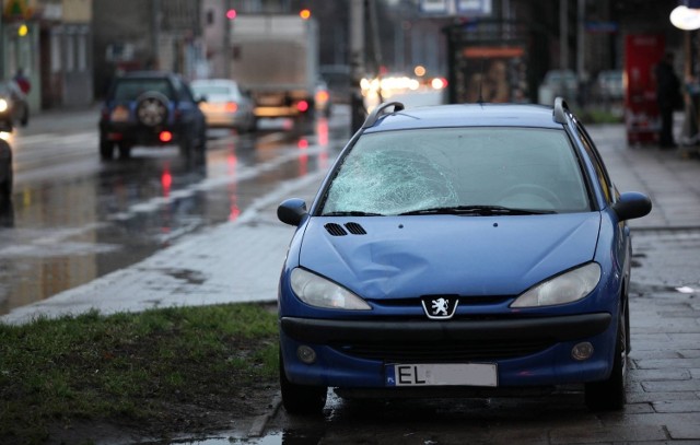 Potrącenie pieszego przy ul. Kilińskiego 164