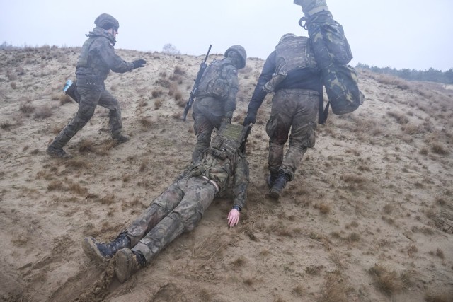 W szkoleniu ratownika pola walki brali udział żołnierze WOT