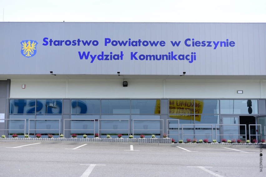 Nowa siedziba Wydziału Komunikacji cieszyńskiego starostwa...