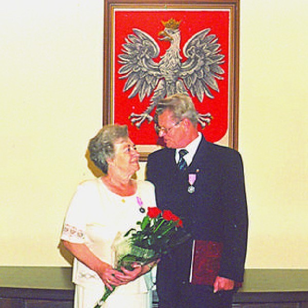 Pan Ryszard z żoną Stefanią w ubiegłym roku świętowali złote gody