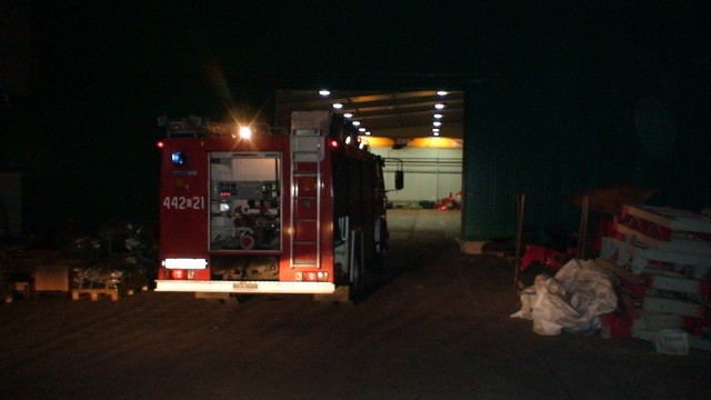 W środku nocy strażacy zostali wezwani do Fabryki Maszyn Rolniczych Unia