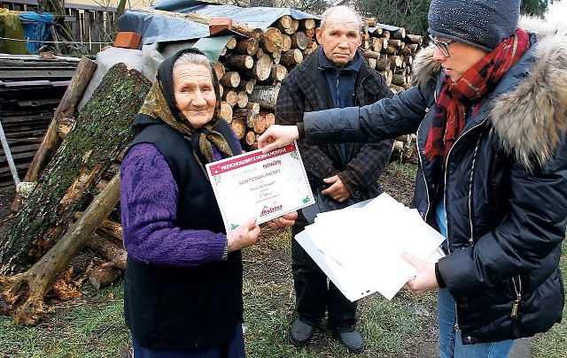 W Rudniku nad Sanem gościliśmy u 88-letniej Emilii Wołoszyn.