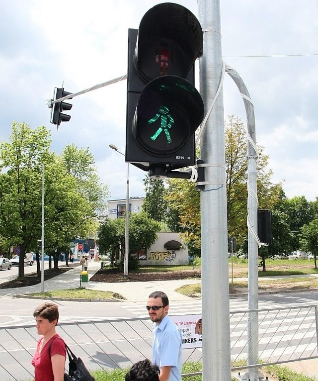 Nowa sygnalizacja świetlna na ulicy Grunwaldzkiej została zrobiona głównie z myślą o bezpieczeństwie pieszych.