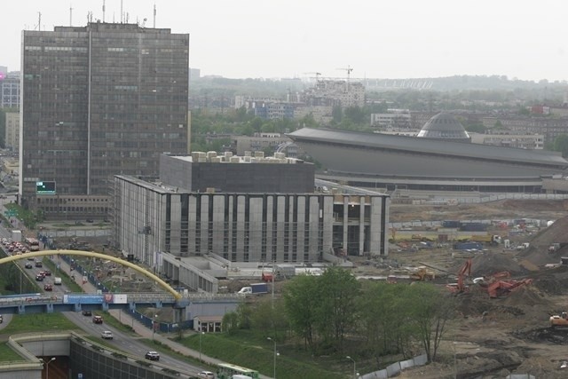 Budowa NOSPR i Muzeum Śląskiego