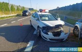 Zderzenie aut na DK 45. Trasa Krapkowice-Opole była zablokowana