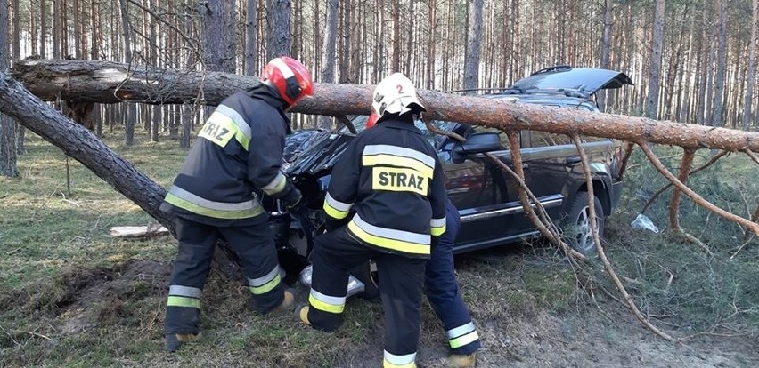 Wypadek niedaleko Bożanki