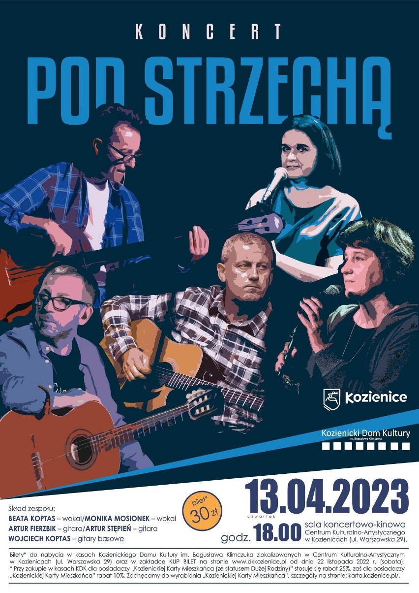 Radomski zespół „Pod Strzechą” wystąpi w marcu w Kozienickim Domu Kultury. Posłuchaj jak grają