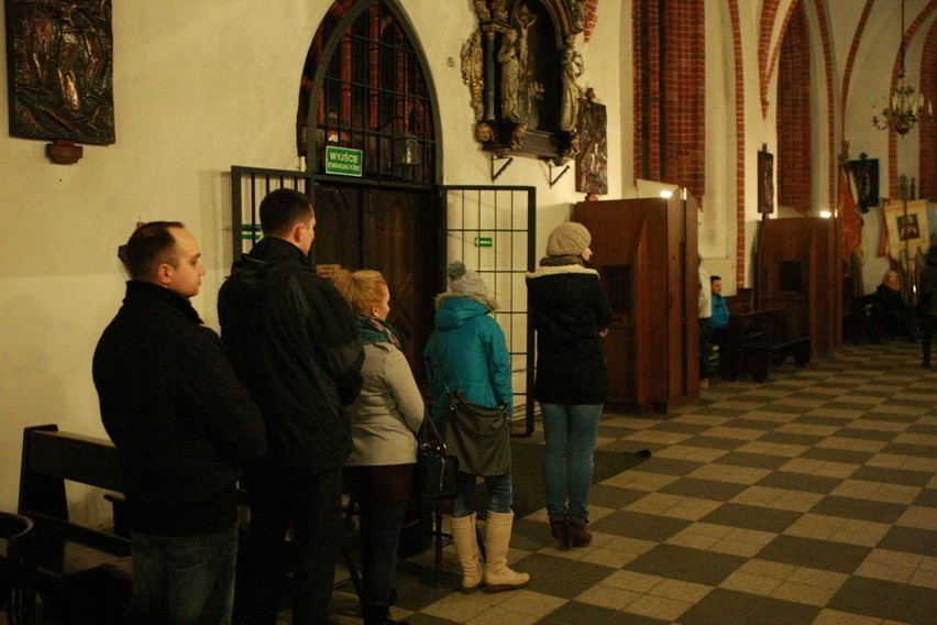 Noc konfesjonałów w kościele Mariackim w Słupsku...