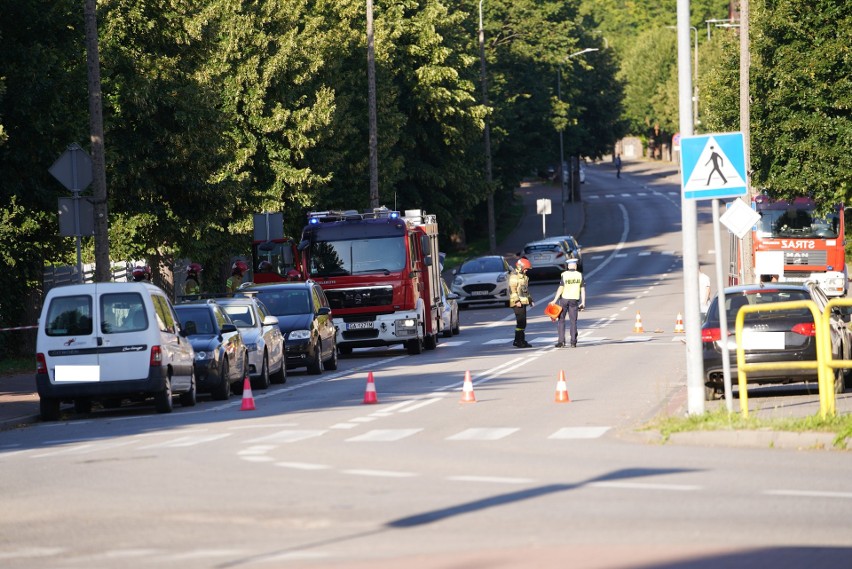 Dzisiaj (31.08) około godziny 17 doszło do wypadku na ulicy...