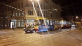 Zderzenie tramwaju z renault na Piotrkowskiej [zdjęcia]