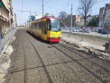 Tramwaje pojechały torowym bajpasem przy Zielonej. Tak będzie przez najbliższe dwa lata