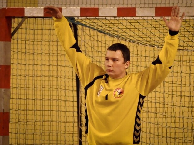 Bramkarz Łukasz Romatowski rozegrał bardzo dobre zawody.
