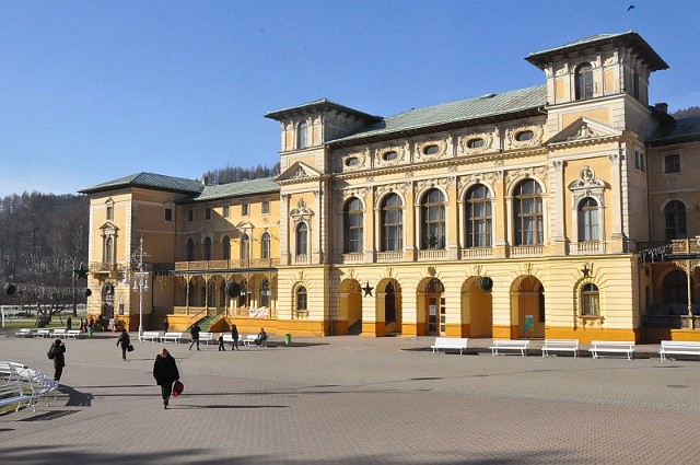 Krynica Zdrój przedwiosennie