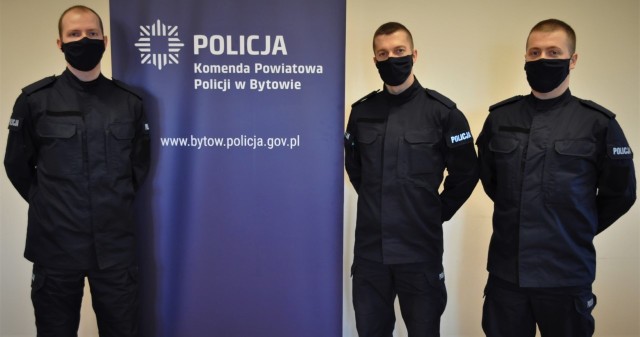 Trzech nowych policjantów rozpoczęło służbę w Komendzie Powiatowej Policji w Bytowie.