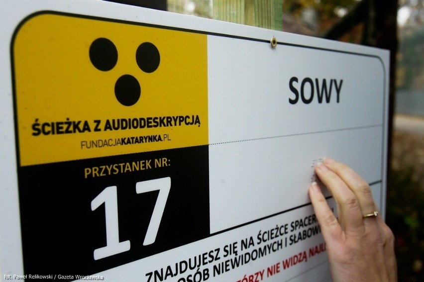Trasa dla niewidomych po wrocławskim zoo. Zobacz! [ZDJĘCIA, FILM]