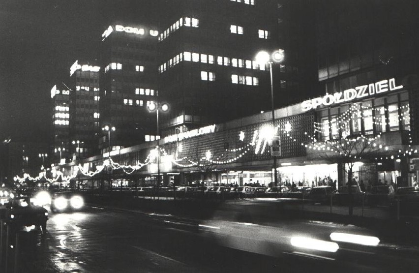 Poznań jak z obrazka - świąteczne iluminacja w grudniu 1972...