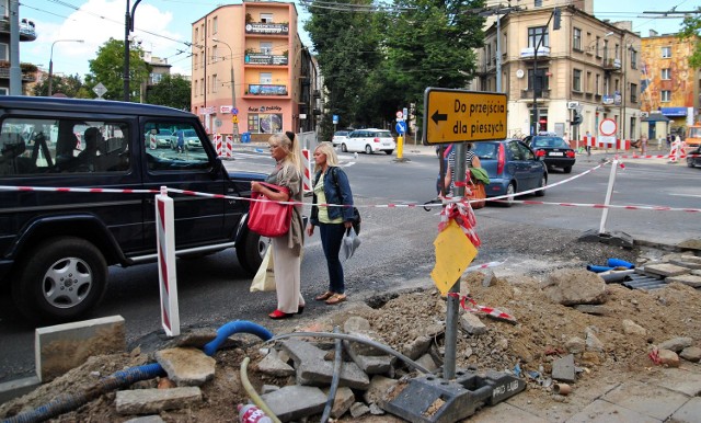 Kolejna faza przebudowy skrzyżowania ulic: Lipowej, Piłsudskiego i Narutowicza ruszyła 4 sierpnia