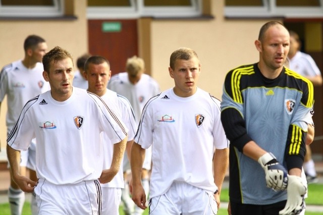 Zawodnicy Ruchu (od lewej): Tomasz Kasprzyk, Dawid Kiliński, Rafał Bobiński i Marcin Feć mogą być z siebie zadowoleni.