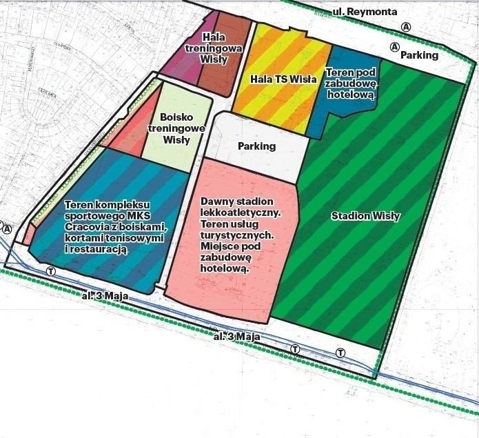 Kraków. Mieszkaniowa betonoza w miejscu historycznego stadionu przy Błoniach. Nadchodzi parkingowy armagedon [ZDJĘCIA] 