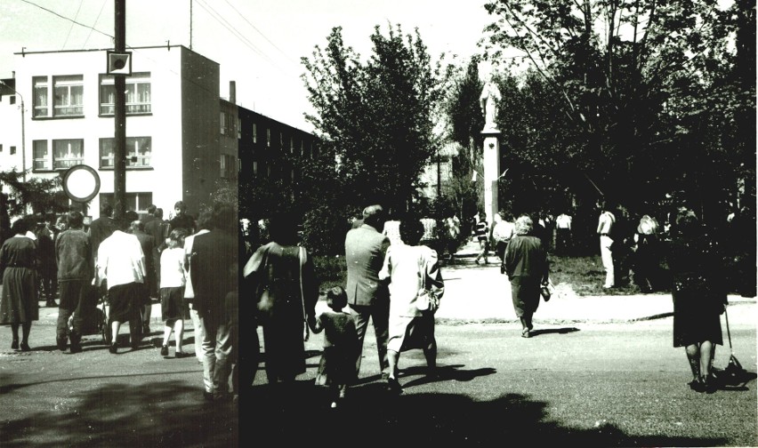 Fotografia z lat 80. XX wieku wykonana w Golubiu-Dobrzyniu