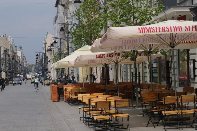 W 2020 r. Piotrkowska zaczęła ożywać dopiero w drugiej połowie maja.