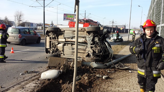 Kraków. Poważny wypadek na ul. Kuklińskiego