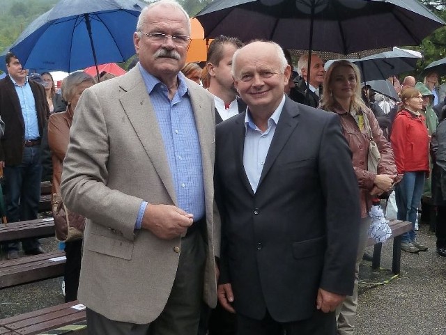 W czasie festiwalu wójt Marian Buras osobiście spotkał się z Prezydentem Słowacji Ivanem Gašparovičem.