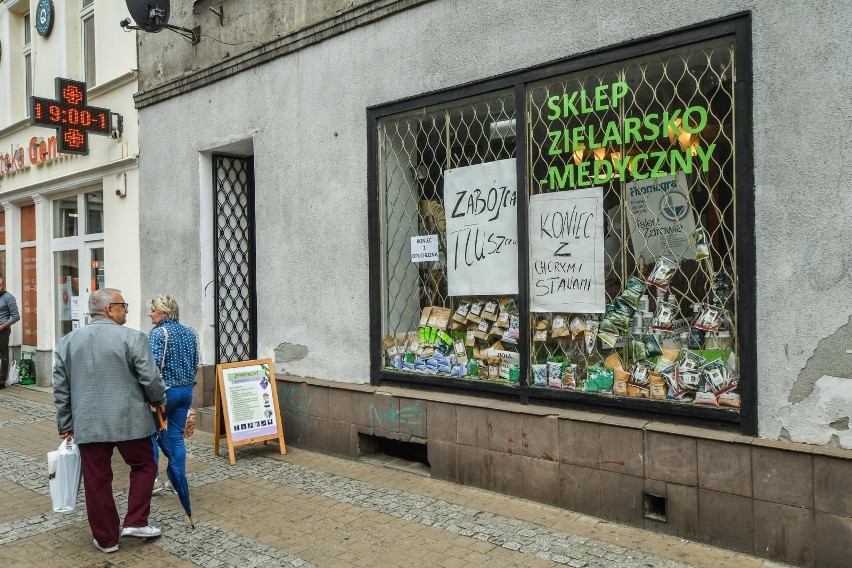 Przy Gdańskiej od zawsze mieści się też sklep zielarski....