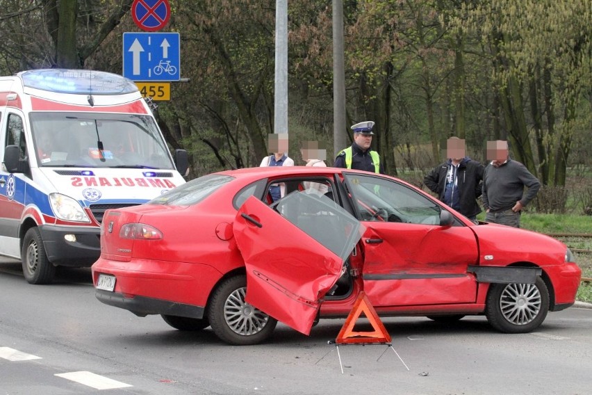Wypadek na Mickiewicza, Wrocław, 11.04.2016 r.