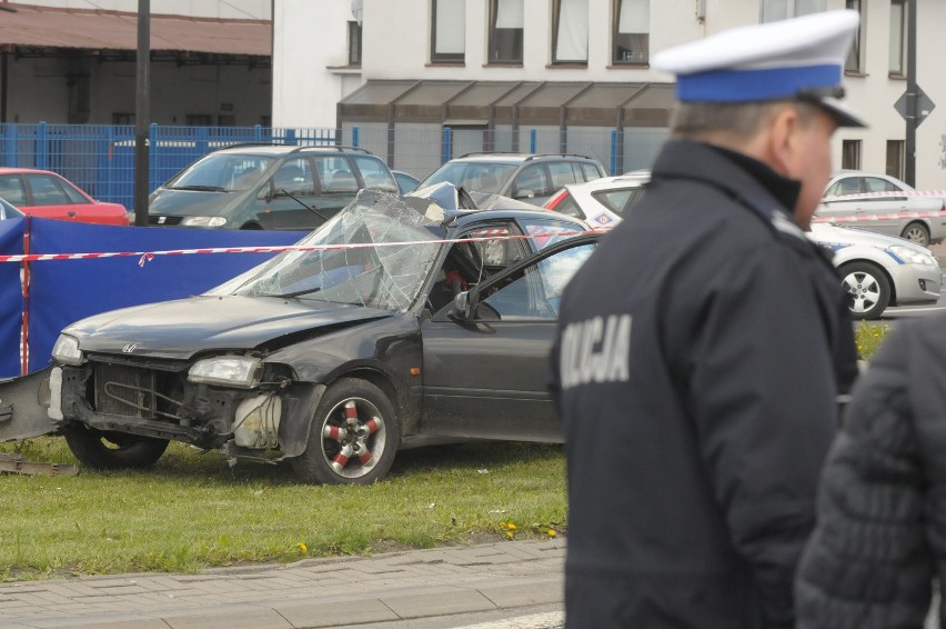 Wypadek na Wrotkowskiej w Lublinie