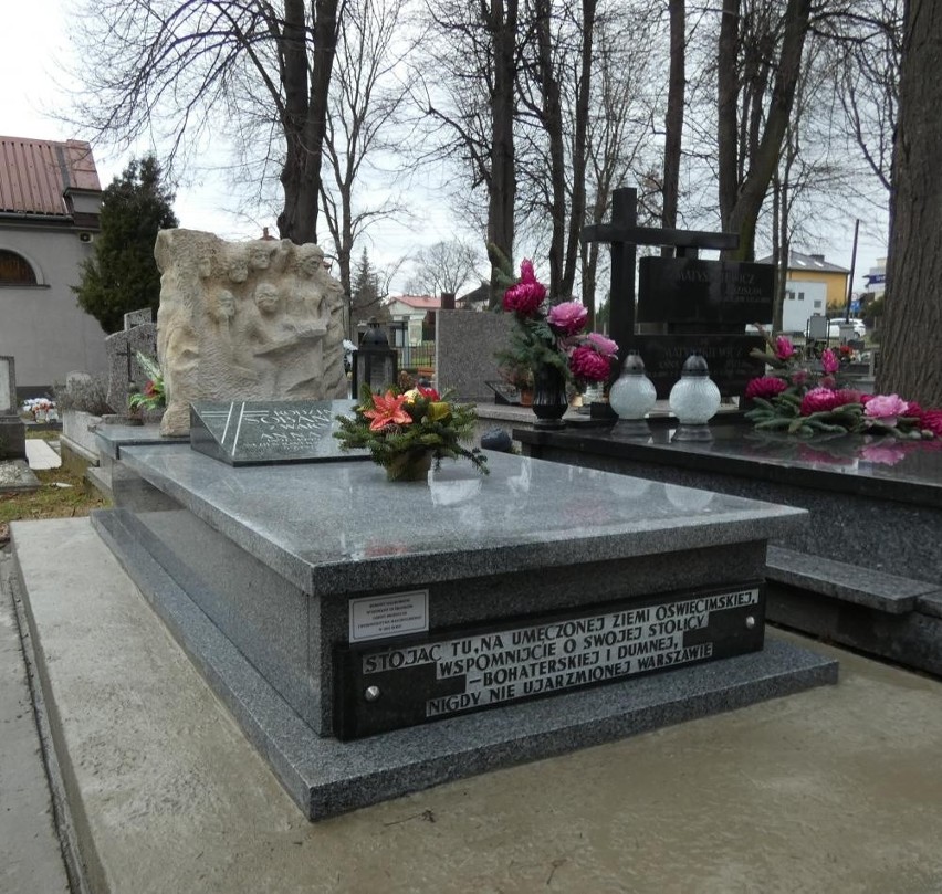 Na cmentarzu komunalnym w Brzeszcze odnowionych zostało...